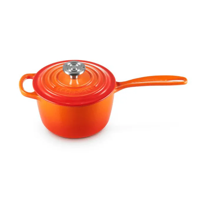 Le Creuset Signature gjutjärn kastrull, Volcanic, 1,5 L Le Creuset
