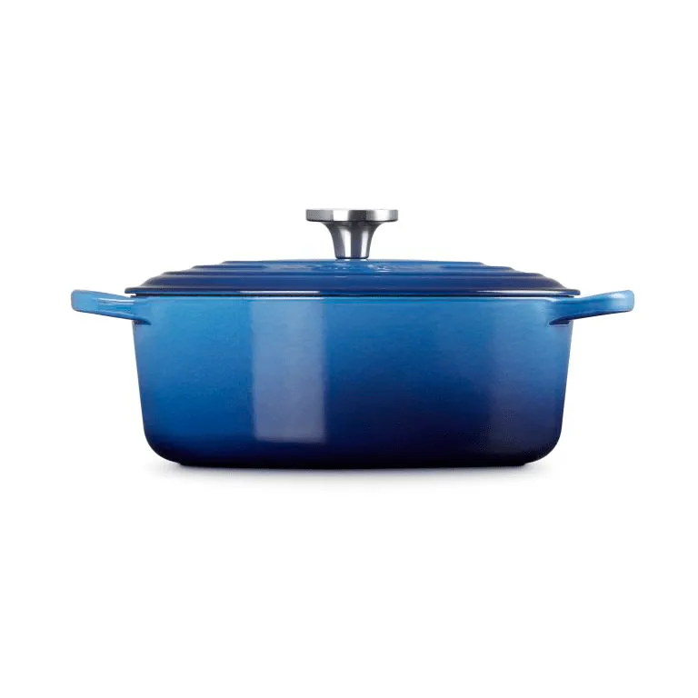 Le Creuset Signature gjutjärn oval gryta, Azure, 4,1 L Le Creuset