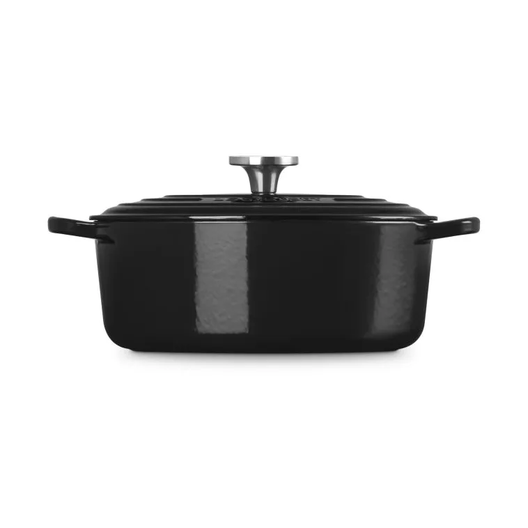 Le Creuset Signature gjutjärn oval gryta, Black, 4,1 L Le Creuset