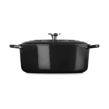 Le Creuset Signature gjutjärn oval gryta - Black, 6,3 L - Le Creuset