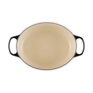 Le Creuset Signature gjutjärn oval gryta - Black, 6,3 L - Le Creuset