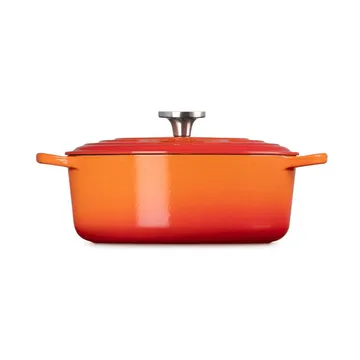 Le Creuset Signature gjutjärn oval gryta - Volcanic, 4,1 L - Le Creuset
