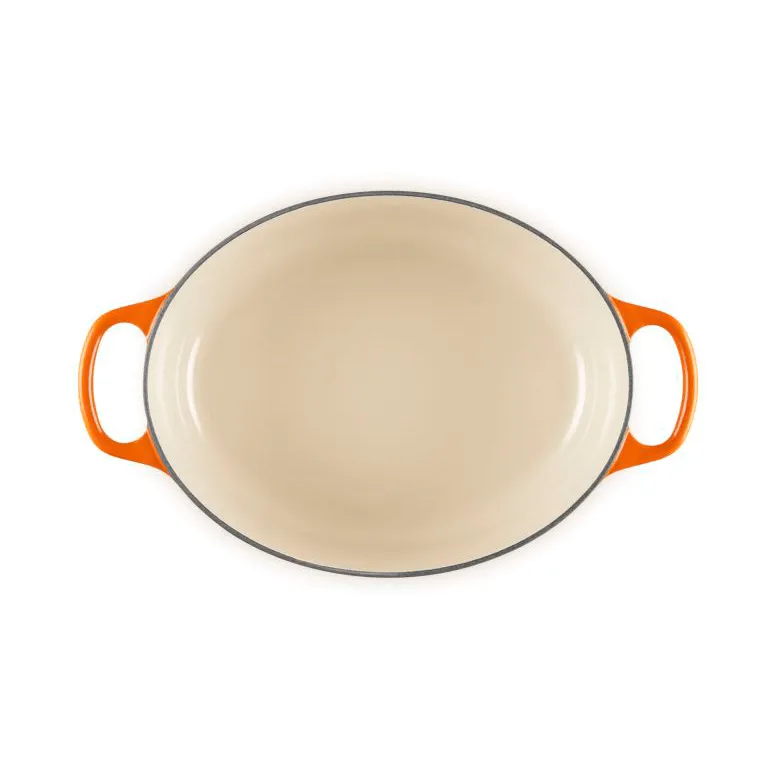 Le Creuset Signature gjutjärn oval gryta, Volcanic, 4,1 L Le Creuset