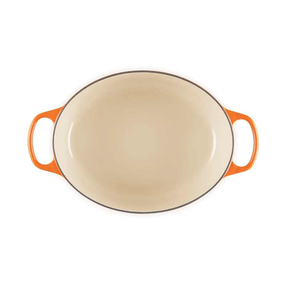 Le Creuset Signature gjutjärn oval gryta, Volcanic, 6,3 L Le Creuset