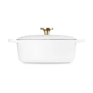 Le Creuset Signature gjutjärn oval gryta - White, 4,1 L - Le Creuset
