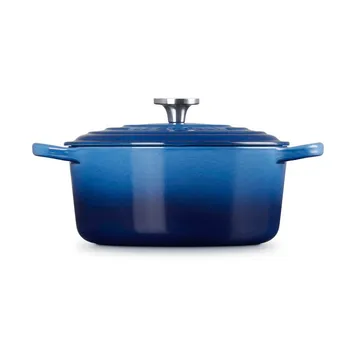 Le Creuset Signature gjutjärn rund gryta - Azure, 3,3 L - Le Creuset