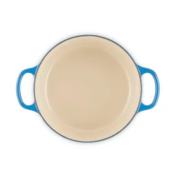 Le Creuset Signature gjutjärn rund gryta - Azure, 3,3 L - Le Creuset