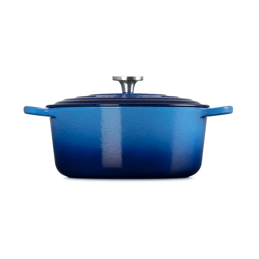 Le Creuset Signature gjutjärn rund gryta, Azure, 6,7 L Le Creuset