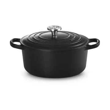 Le Creuset Signature gjutjärn rund gryta - Black, 3,3 L - Le Creuset