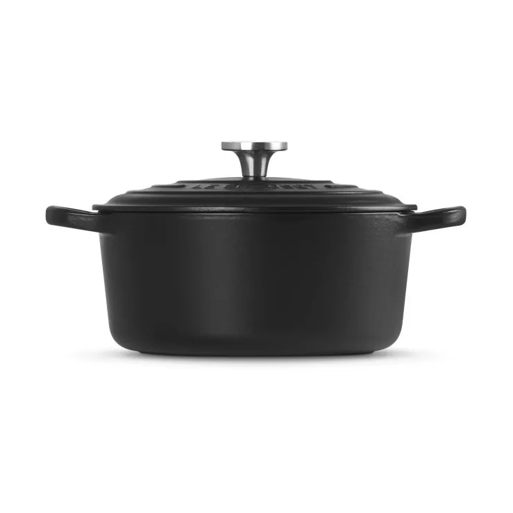 Le Creuset Signature gjutjärn rund gryta, Black, 3,3 L Le Creuset