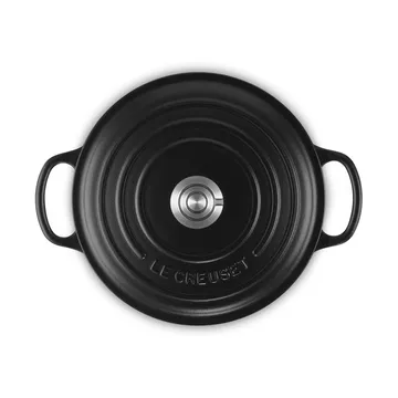 Le Creuset Signature gjutjärn rund gryta - Black, 3,3 L - Le Creuset