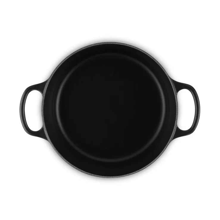 Le Creuset Signature gjutjärn rund gryta, Black, 3,3 L Le Creuset