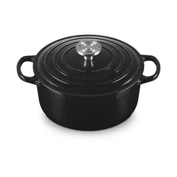 Le Creuset Signature gjutjärn rund gryta - Black, 4,2 L - Le Creuset