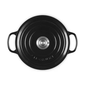 Le Creuset Signature gjutjärn rund gryta - Black, 4,2 L - Le Creuset