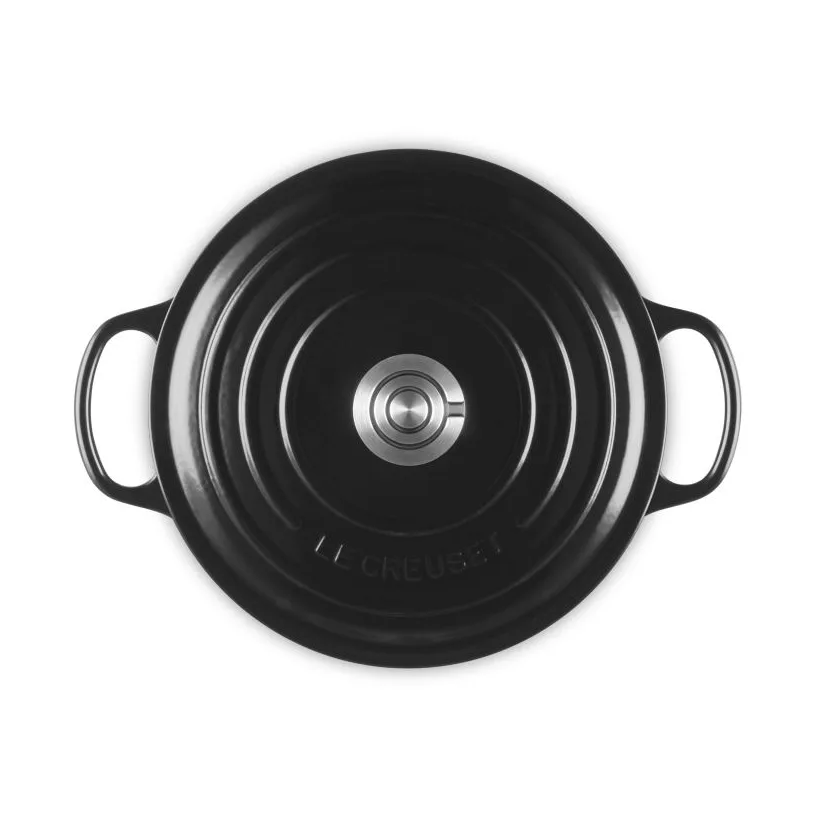 Le Creuset Signature gjutjärn rund gryta, Black, 5,3 L Le Creuset