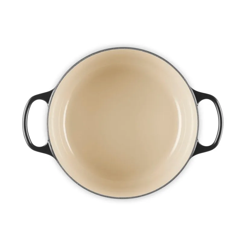 Le Creuset Signature gjutjärn rund gryta, Black, 5,3 L Le Creuset