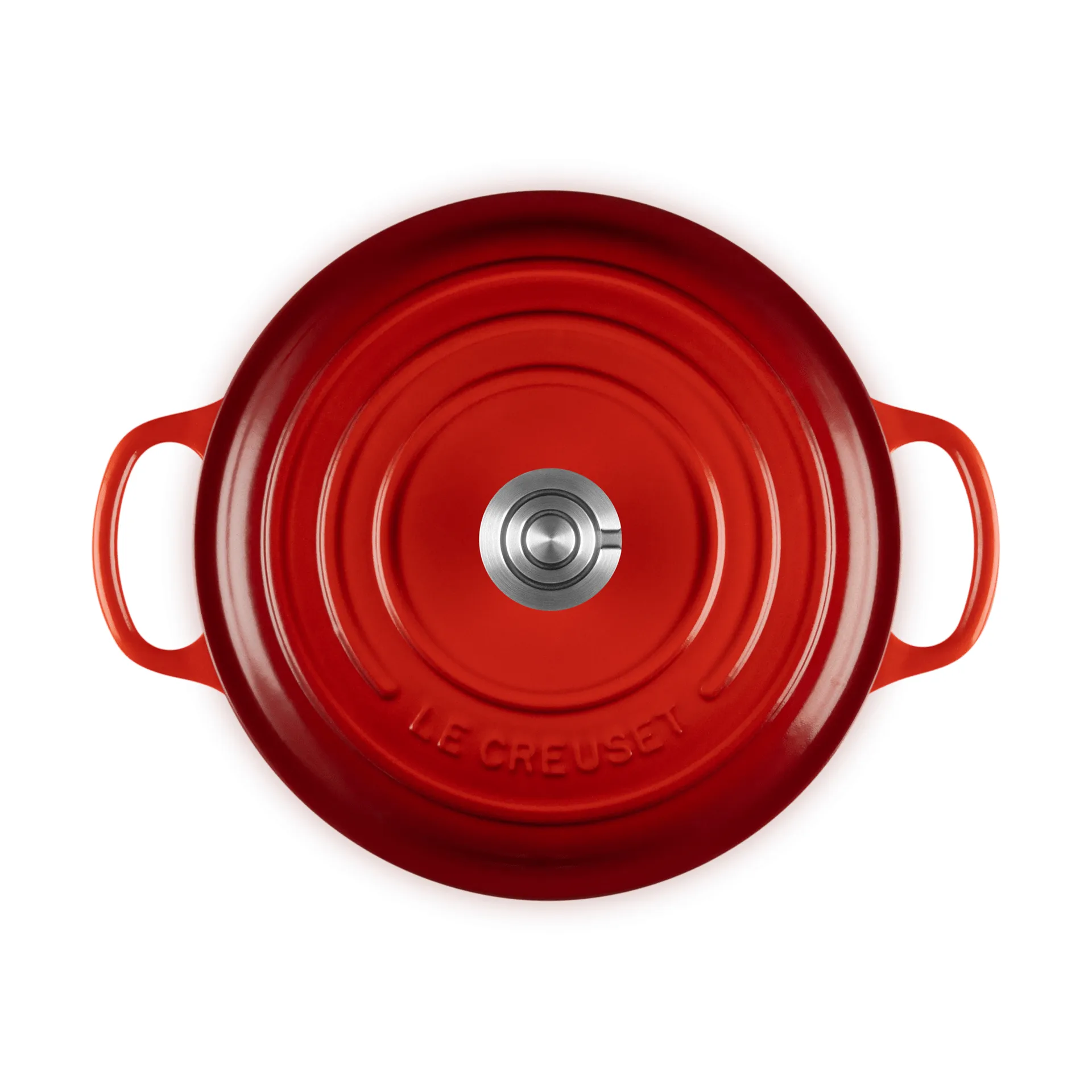 Le Creuset Signature gjutjärn rund gryta, Cerise, 3,3 L Le Creuset