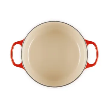 Le Creuset Signature gjutjärn rund gryta - Cerise, 4,2 L - Le Creuset