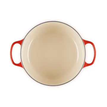 Le Creuset Signature gjutjärn rund gryta - Cerise, 5,3 L - Le Creuset