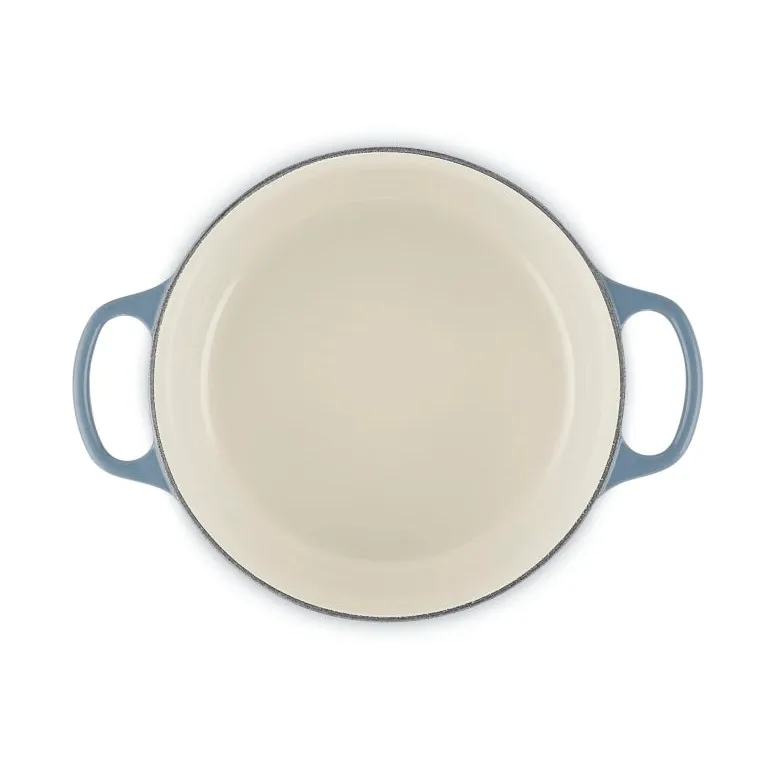 Le Creuset Signature gjutjärn rund gryta, Chambray, 4,2 L Le Creuset