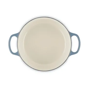 Le Creuset Signature gjutjärn rund gryta - Chambray, 4,2 L - Le Creuset