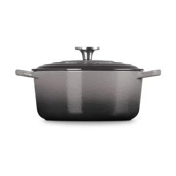 Le Creuset Signature gjutjärn rund gryta - Flint, 4,2 L - Le Creuset