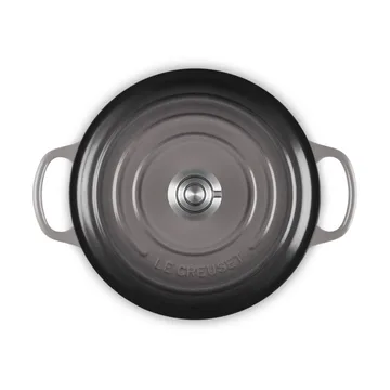 Le Creuset Signature gjutjärn rund gryta - Flint, 4,2 L - Le Creuset