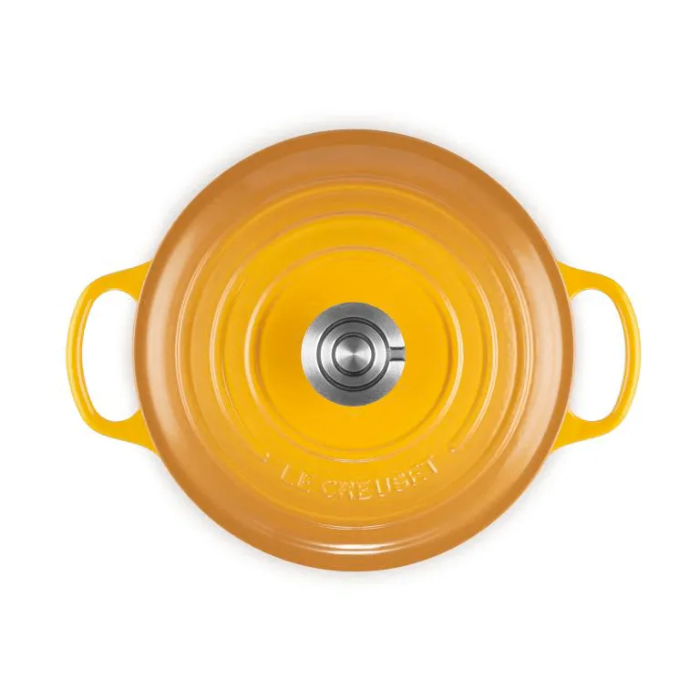 Le Creuset Signature gjutjärn rund gryta, Nectar, 4,2 L Le Creuset