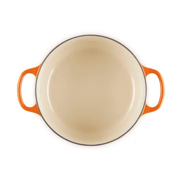 Le Creuset Signature gjutjärn rund gryta - Volcanic, 4,2 L - Le Creuset