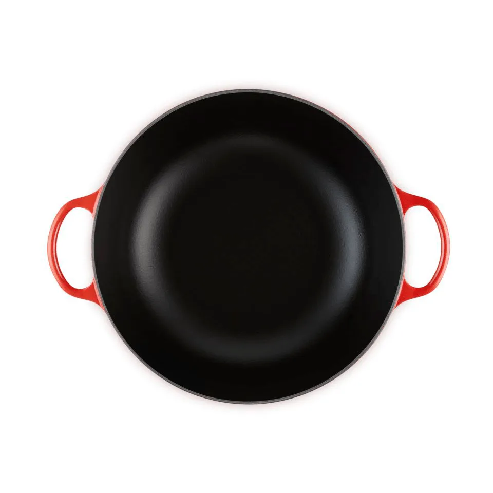 Le Creuset Signature gjutjärn stekgryta, Cerise, 7 L Le Creuset