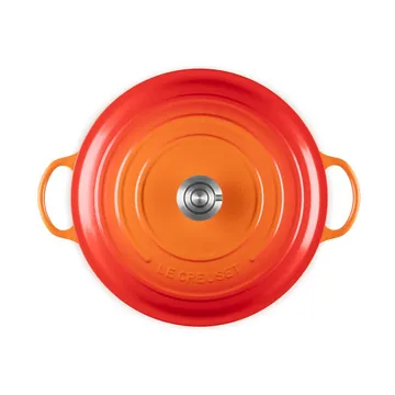 Le Creuset Signature gjutjärn stekgryta - Volcanic, 7 L - Le Creuset