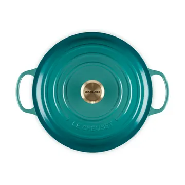 Le Creuset Signature oval gryta 6,3 l - Bleu Riviera - Le Creuset