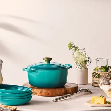 Le Creuset Signature pastatallrik 22 cm - Bleu Riviera - Le Creuset