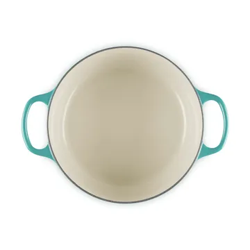 Le Creuset Signature rund gryta 4,2 l - Bleu Riviera - Le Creuset
