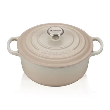 Le Creuset Le Creuset Signature rund gryta 4,2 l Meringue