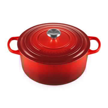 Le Creuset Le Creuset Signature rund gryta 6,7 l Cerise
