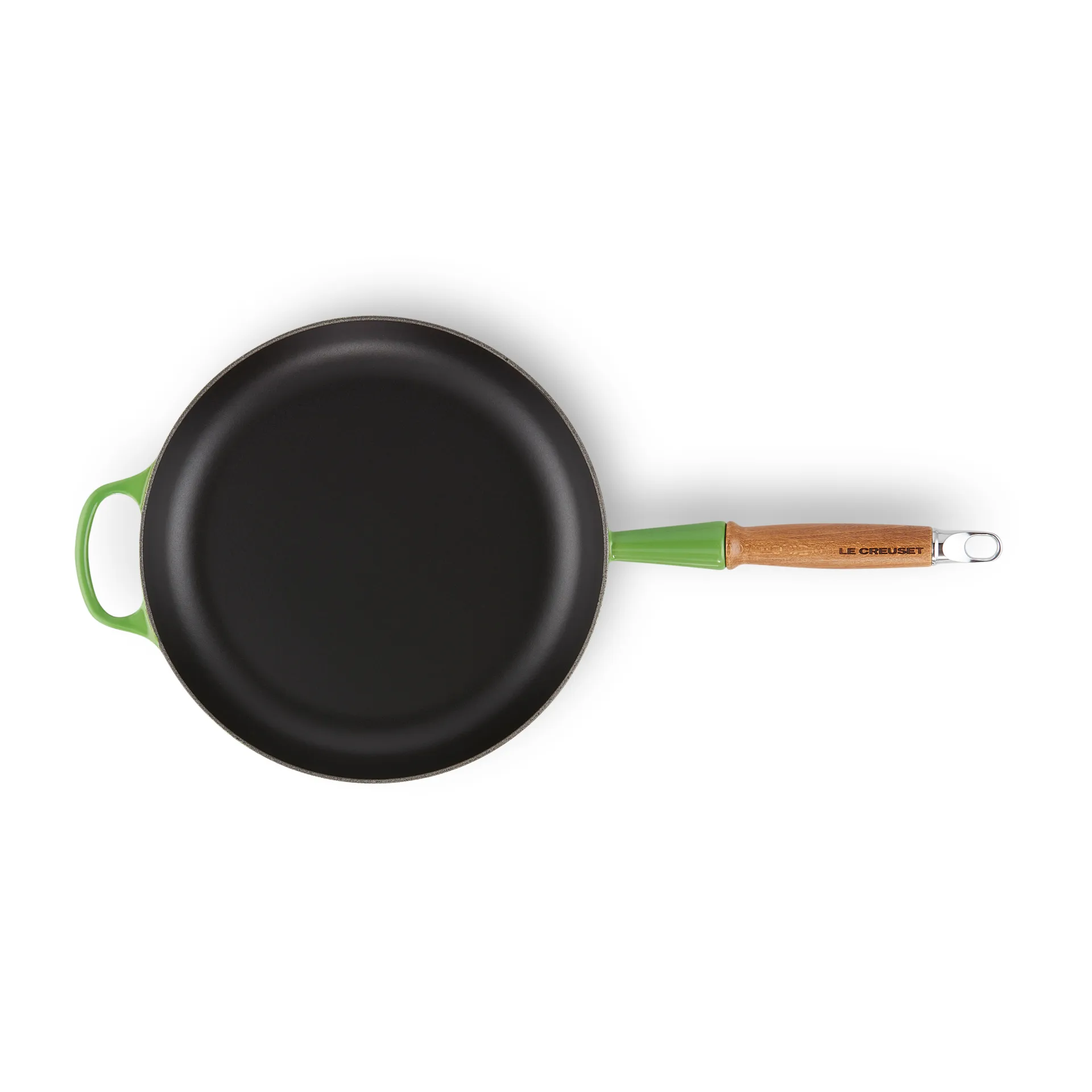 Le Creuset Signature stekpanna trähandtag 28 cm, Bamboo Green Le Creuset