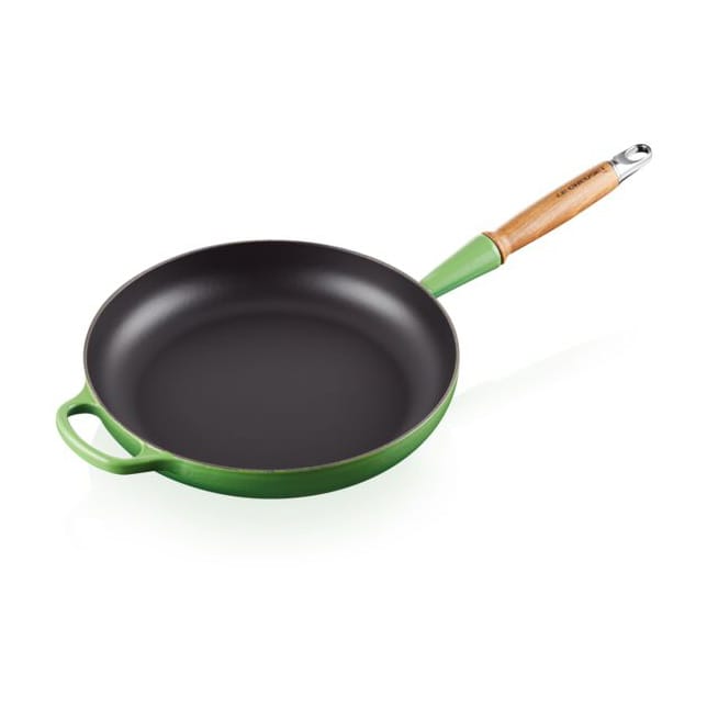 Le Creuset Signature stekpanna trähandtag 28 cm, Bamboo Green Le Creuset