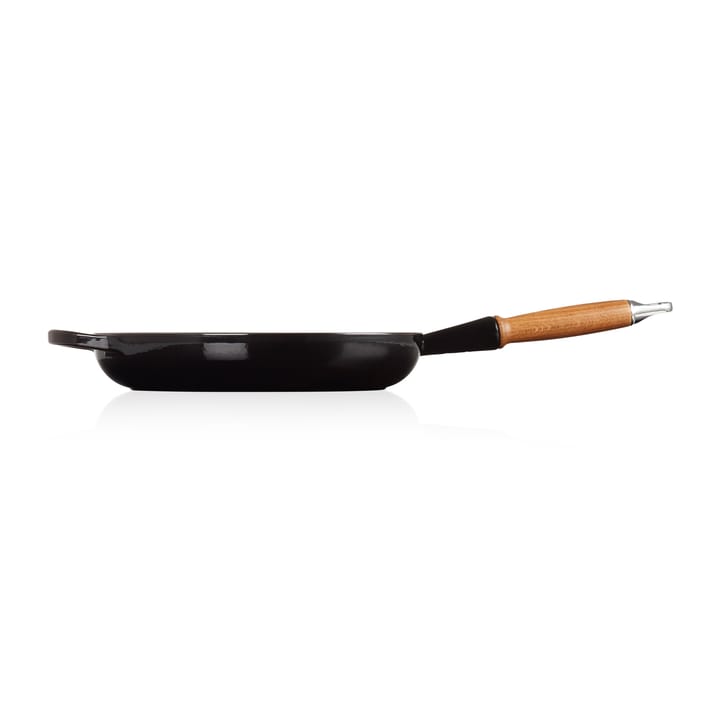 Le Creuset Signature stekpanna trähandtag 28 cm, Black Onyx Le Creuset