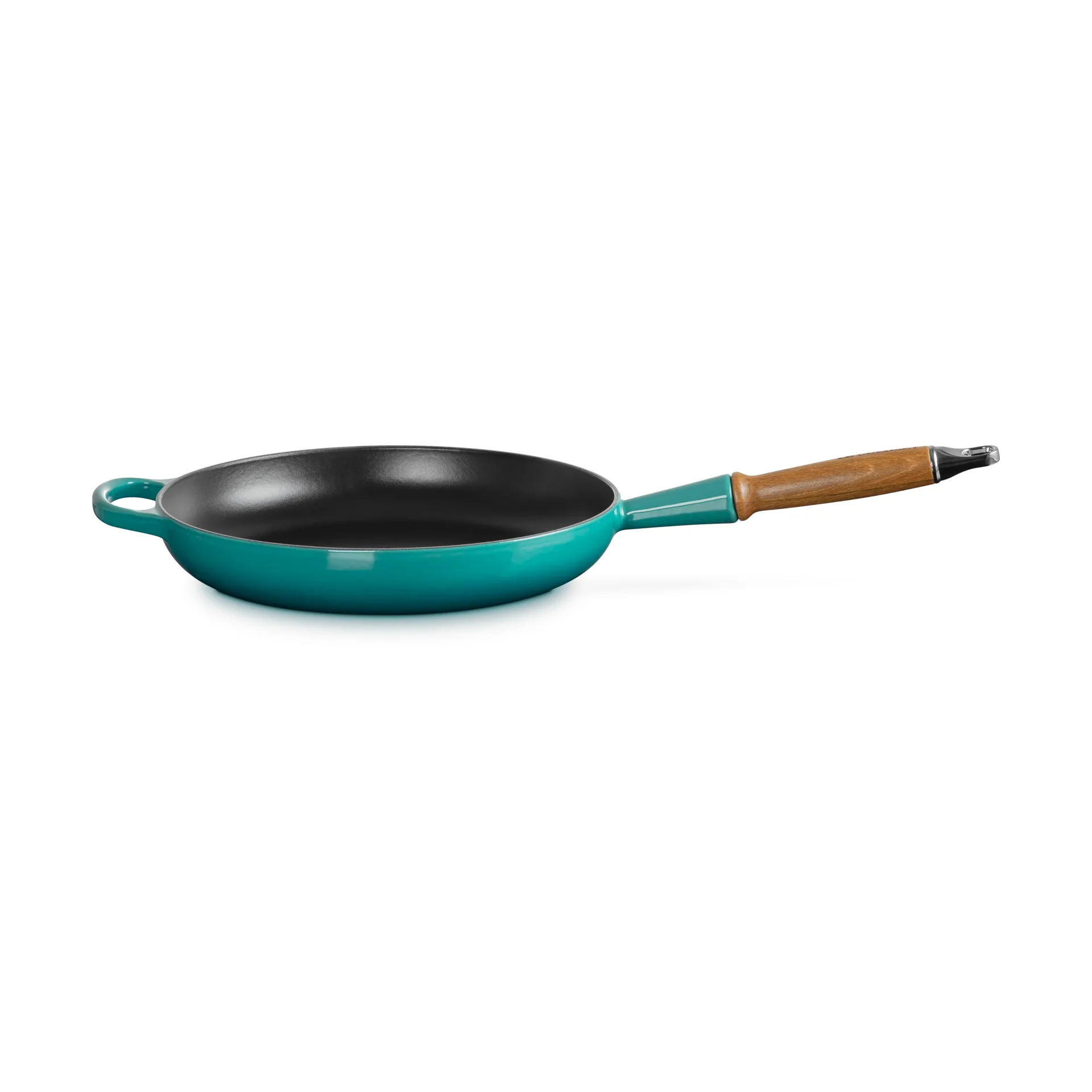 Le Creuset Signature stekpanna trähandtag 28 cm, Bleu Riviera Le Creuset