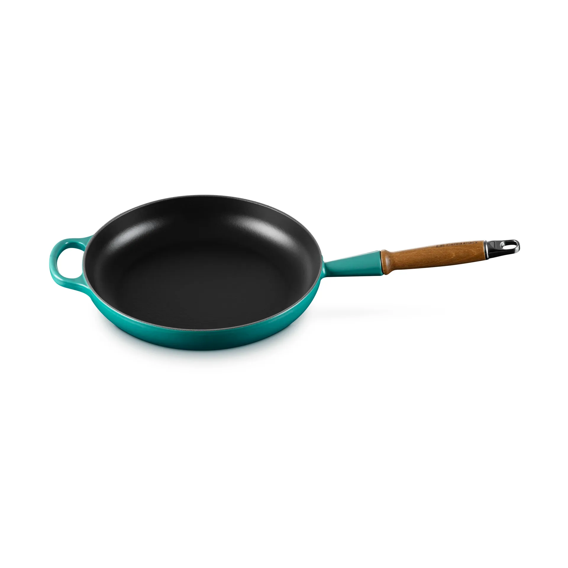 Le Creuset Signature stekpanna trähandtag 28 cm, Bleu Riviera Le Creuset