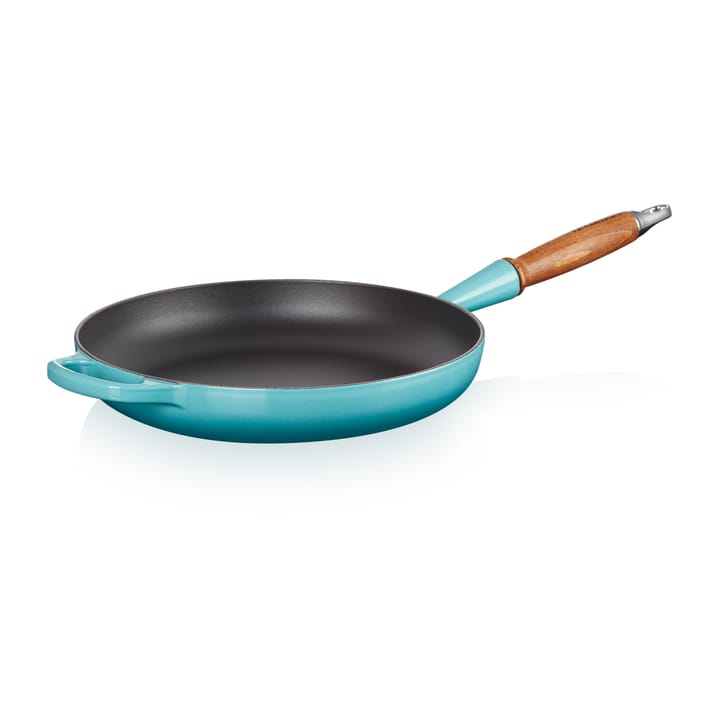 Le Creuset Signature stekpanna trähandtag 28 cm, Caribbean Le Creuset