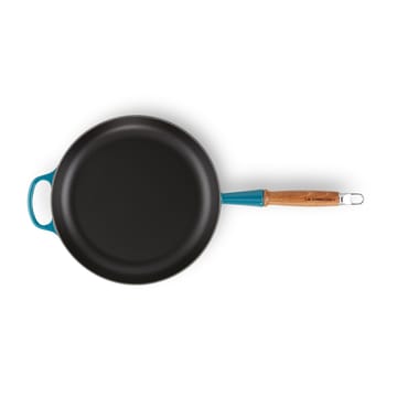 Le Creuset Signature stekpanna trähandtag 28 cm - Deep Teal - Le Creuset