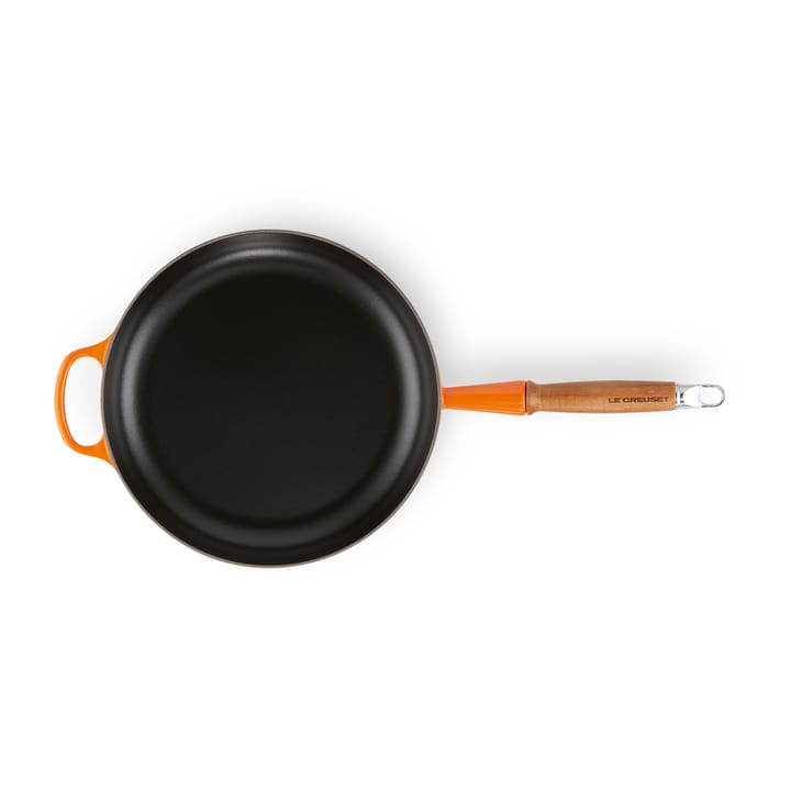 Le Creuset Signature stekpanna trähandtag 28 cm, Flame Le Creuset