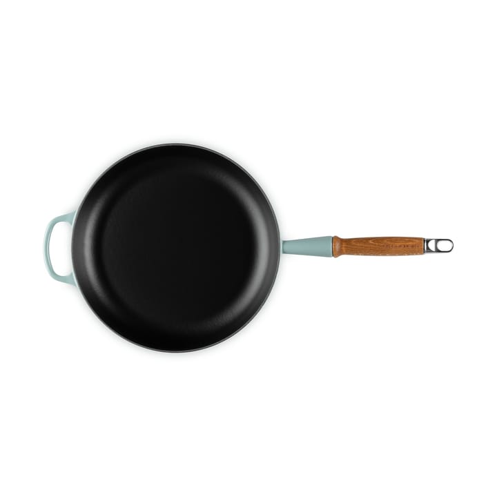 Le Creuset Signature stekpanna trähandtag 28 cm, Sea Salt Le Creuset