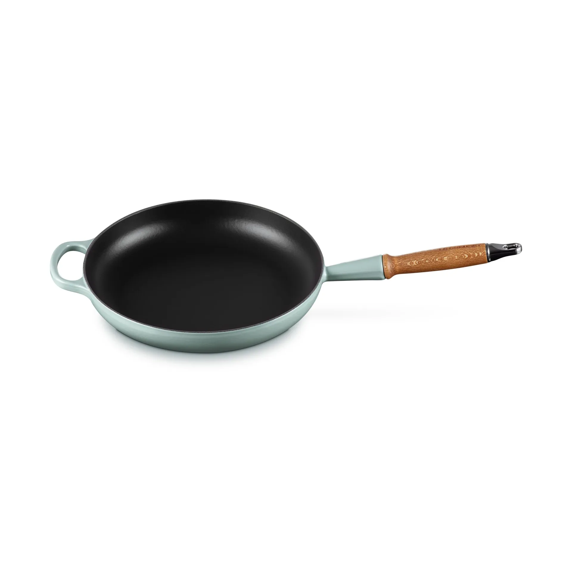 Le Creuset Signature stekpanna trähandtag 28 cm, Sea Salt Le Creuset