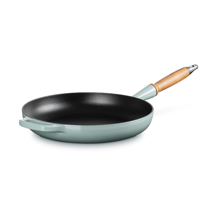 Le Creuset Signature stekpanna trähandtag 28 cm, Sea Salt Le Creuset