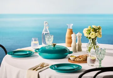 Le Creuset Signature tallrik 22 cm - Bleu Riviera - Le Creuset