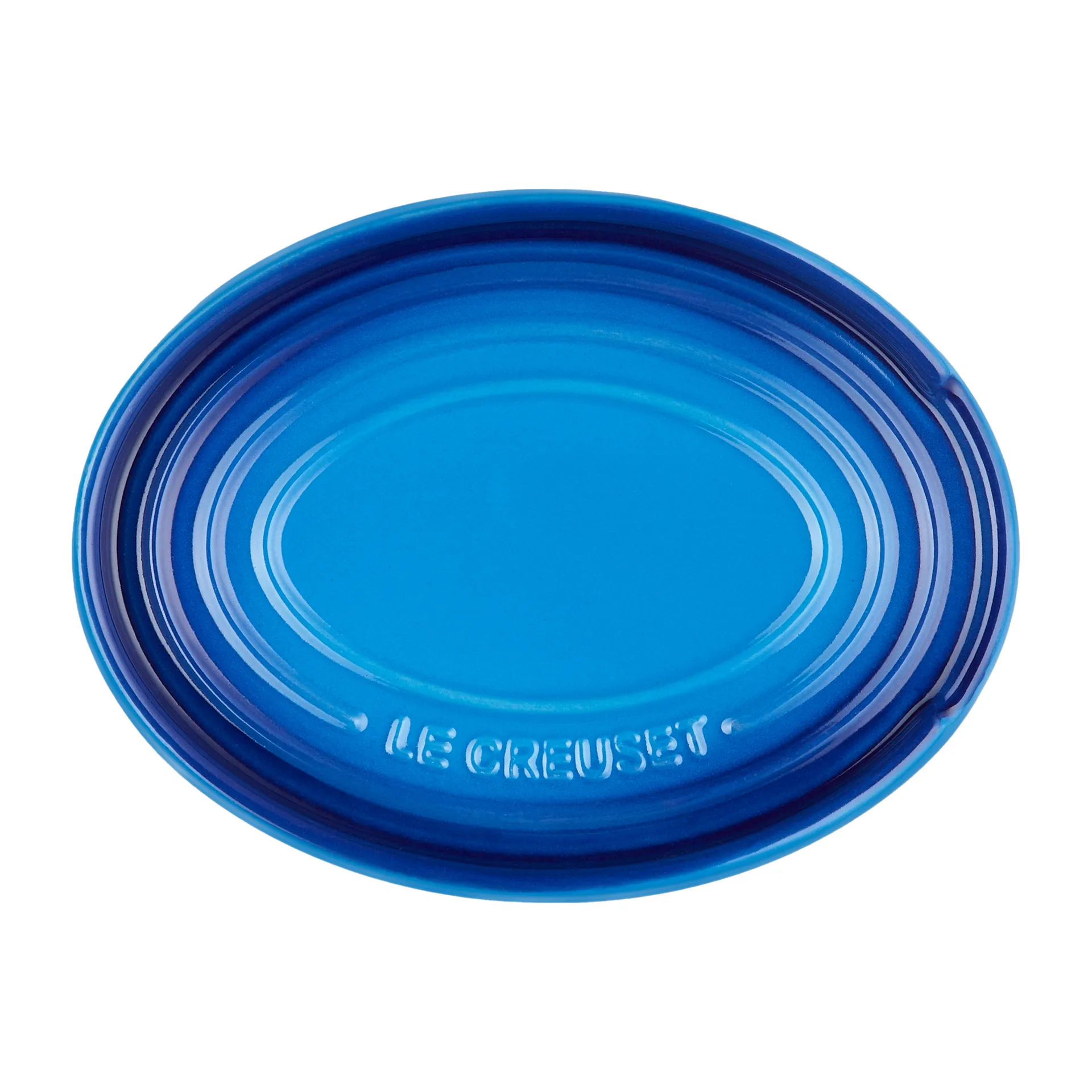 Oval hållare till grytsked, Azure blue Le Creuset
