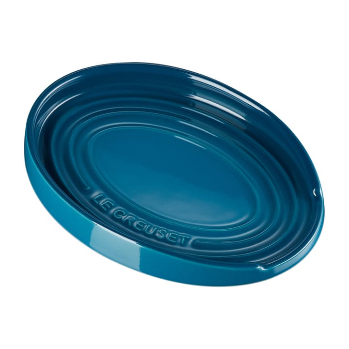 Oval hållare till grytsked, Deep Teal Le Creuset